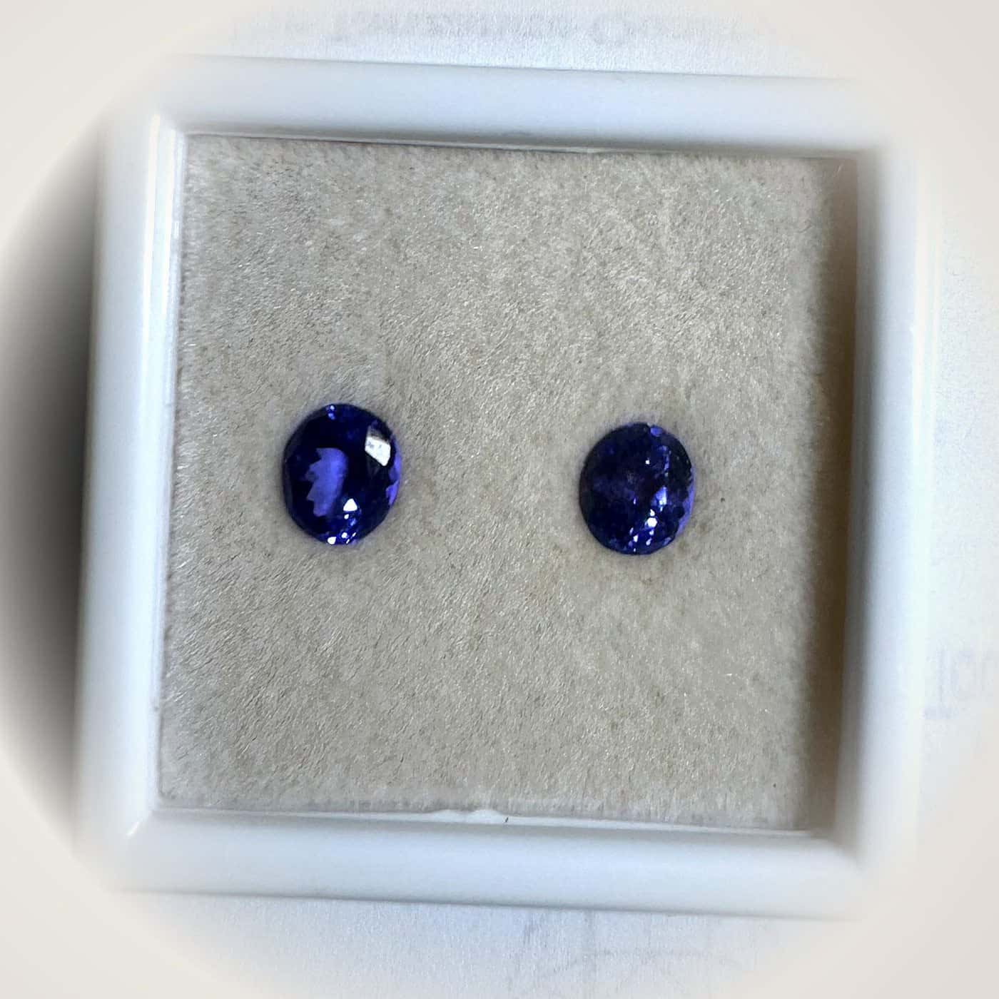 Tanzanite Oval Pair, 2.35 ct